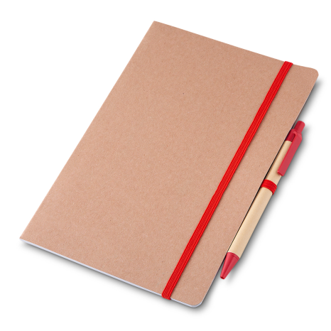 Caderno Ecológico A5 com Caneta Personalizado