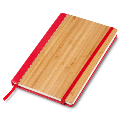 Caderno Ecológico com Capa de Bambu Personalizado