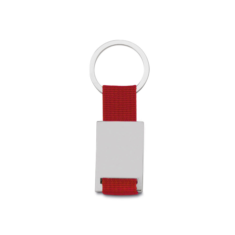 Chaveiro de Metal com Fivela de Nylon