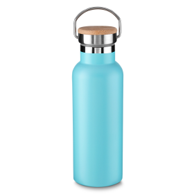 Garrafa em Aço Inox Parede Dupla 500Ml Personalizada com Alça