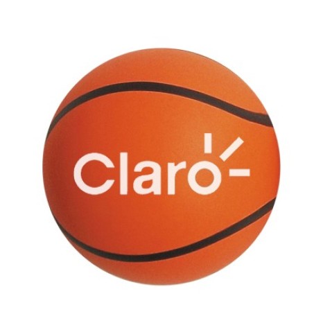 Bolinha Anti-Stress vinil com pintura Basquete Personalizada