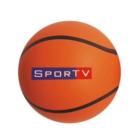 Bolinha Anti-Stress vinil com pintura Basquete Personalizada