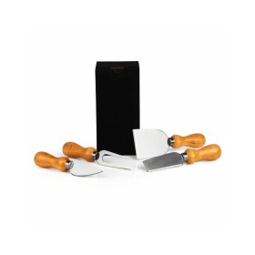 Kit Queijo Inox/Madeira – 4 Peças Personalizado