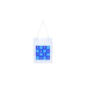 Sacola em PVC cristal 0,20mm, com alça transparente