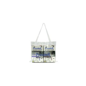 Sacola Promocional em PVC cristal 0,20mm com bolso para folheto e alça de ombro