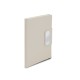 Caderno em PU com placa em metal