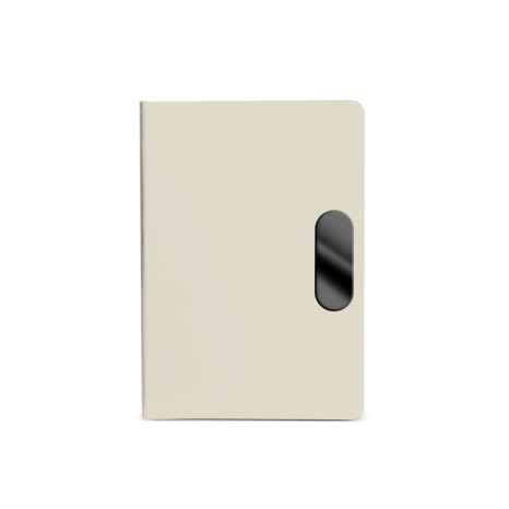 Caderno em PU com Placa Metálica para Brindes Corporativos