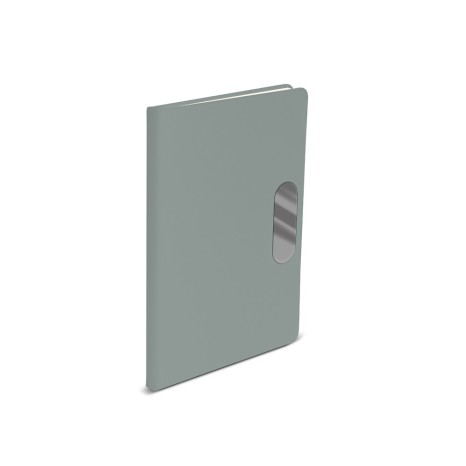 Caderno em PU com Placa Metálica para Brindes Corporativos