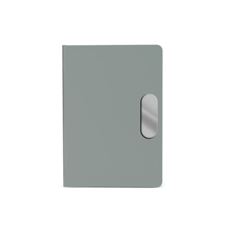 Caderno em PU com Placa Metálica para Brindes Corporativos