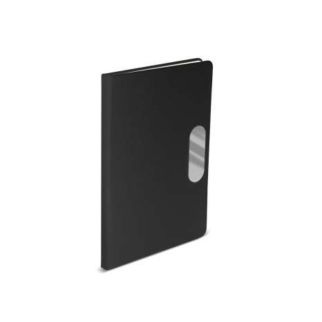 Caderno em PU com Placa Metálica para Brindes Corporativos