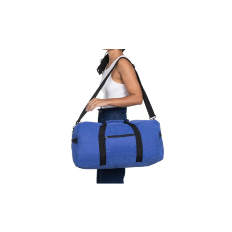 Mala Esportiva Em Polyester 300D - Azul - 31L Personalizado