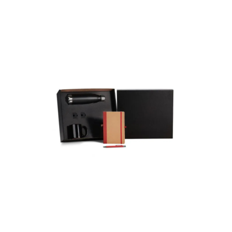 Kit Escritório - Vermelho - 4 Pçs Personalizado