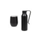 Kit Garrafa E Copo Térmico  Preto  2 Pçs Personalizados