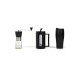 Kit Cafeteira, Moedor E Copo Dupla Camada - 3 Pçs Personalizados 