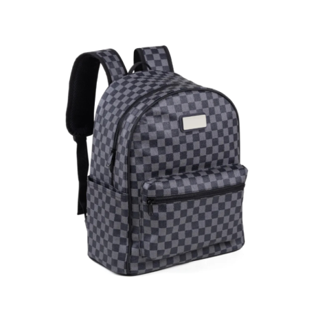 Mochila Em Pvc - Xadrez Personalizada