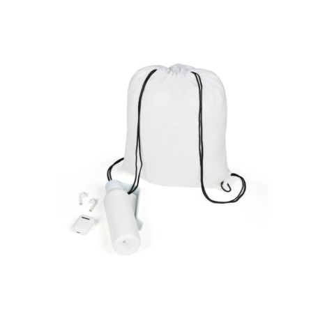 Kit Mochila, Garrafa E Fone Bluetooth - 3 Pçs Personalizado