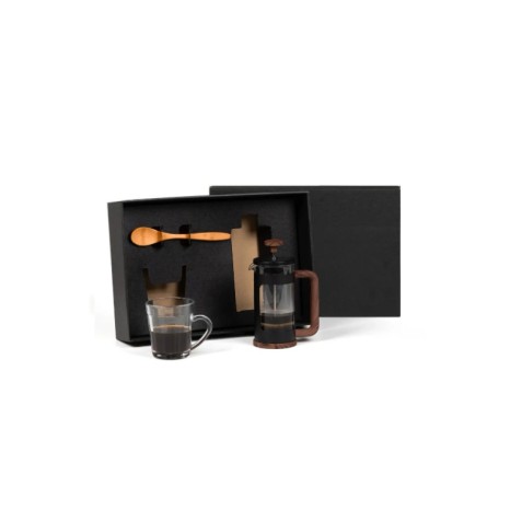 Kit Para Café Com Prensa Francesa 3 Pçs Personalizado