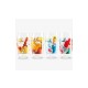 Jogo De Copos Vidro 300 Ml - Princesas Disney - 4 Pçs Personalizado
