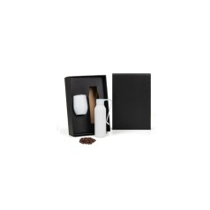 Kit Garrafa E Copo Térmico - Branco - 2 Pçs Personalizados 