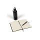Kit Squeeze, Caderneta E Caneta - Preto - 3 Pçs Personalizados
