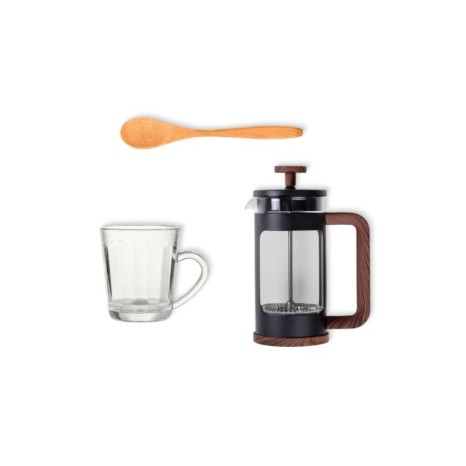 Kit Para Café Com Prensa Francesa 3 Pçs Personalizado
