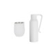 Kit Garrafa E Copo Térmico - Branco - 2 Pçs Personalizados 