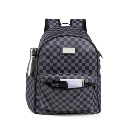 Mochila Em Pvc - Xadrez Personalizada