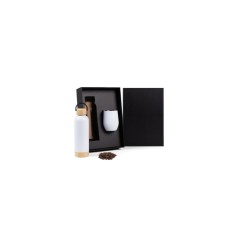 Kit Garrafa E Copo Térmico - Branco - 2 Pçs Personalizado