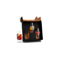 Kit De Copos Vidro 300 Ml - Carros - 3 Pçs Personalizado