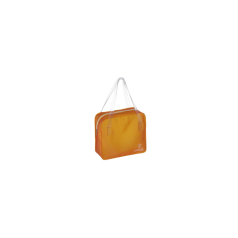 Bolsa em PVC All Clear com fechamento ziper de PVC e alça de ombro transparente.