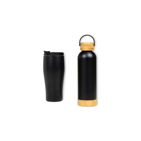 Kit Copo Dupla Camada E Garrafa  2 Pçs Personalizados
