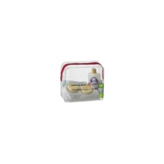 Necessaire em PVC Cristal com ziper de pvc.