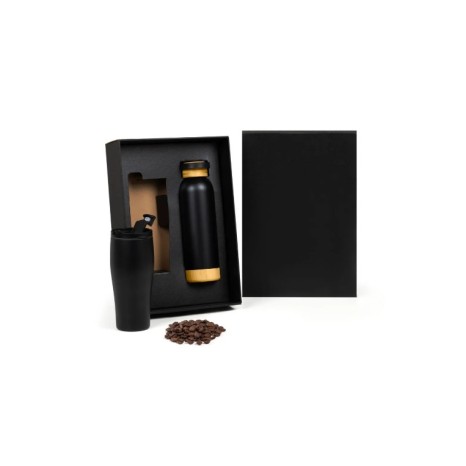 Kit Copo Dupla Camada E Garrafa  2 Pçs Personalizados