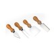 Kit Queijo Inox/Madeira – 4 Peças Personalizado