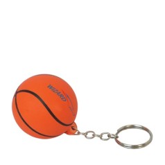 Chaveiro Bola Vinil c/ Pintura Basquete Personalizada