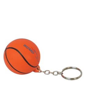 Chaveiro Bola Vinil c/ Pintura Basquete Personalizada
