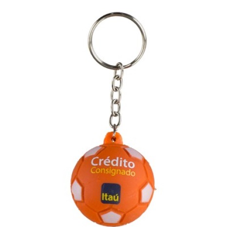 Chaveiro Bola Vinil c/ Pintura Futebol Personalizada