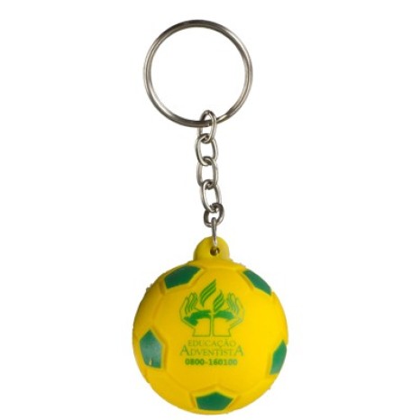Chaveiro Bola Vinil c/ Pintura Futebol Personalizada