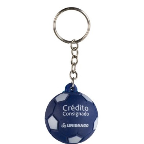 Chaveiro Bola Vinil c/ Pintura Futebol Personalizada