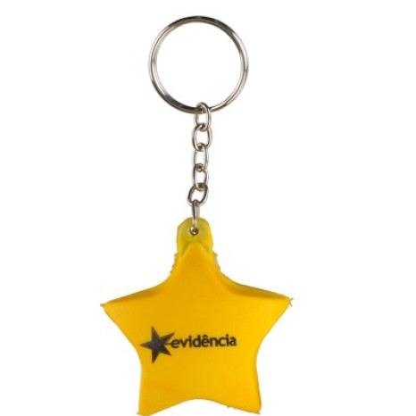 Chaveiro Estrela Vinil Personalizada