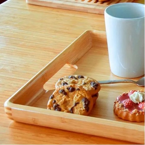 Bandeja em Bambu para Servir 40X28X3cm Personalizado