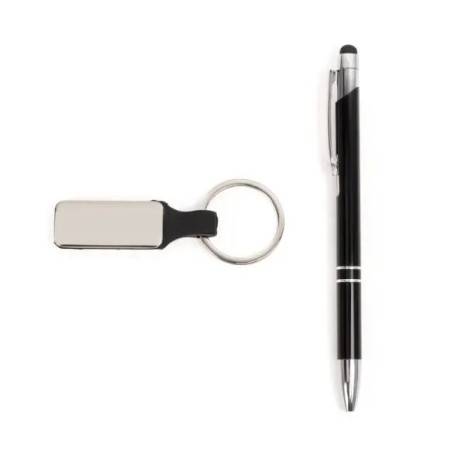 Caneta e Chaveiro em Metal Personalizada