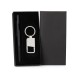 Caneta e Chaveiro Preto Personalizada