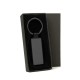 Chaveiro em Metal Cinza/Preto Personalizado