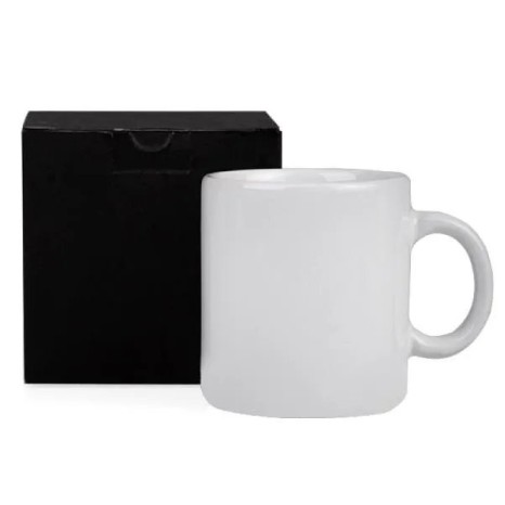 Caneca em Cerâmica Branca 270 Ml com Caixa Personalizada