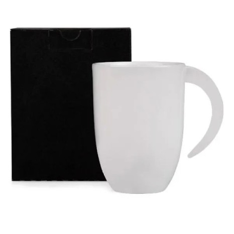Caneca em Cerâmica Branca 350Ml Personalizada
