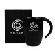 Caneca em Cerâmica Preta 350Ml Personalizada