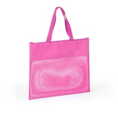 Sacola de Mão em Nylon 600 e Tela Sanet Rosa Personalizado