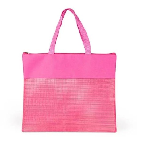 Sacola de Mão em Nylon 600 e Tela Sanet Rosa Personalizado