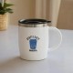 Caneca em Aço Inox / Poliestireno 400 Ml Personalizada